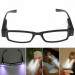 Unisex Rimmed Reading Eye Glasses Spectacal Night Reading Glasses With LED Light
