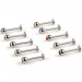Lots 20 pcs Bulk Ball Lip Rings Labret Bars Stainless Steel Stud Body Piercing