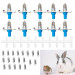 10Pcs Automatic Nipple Water Rabbit Feeder Drinking Trough Waterer Rabbit Rodent