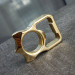 Solid Brass EDC Finger Smash Survival Escape Pendant Knife Opener Bottle