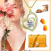 Gorgeous Heart 925 Silver,Gold Necklace Pendants Women Jewelry Free Shipping