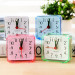 Square Simple Quartz Beep Alarm Clock Cute Portable Travel Table Bedside Clock