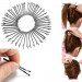 60Pcs Waved Grip Metal Hair Women Hairpin Bobby Pin Clip Barrette