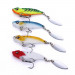 4PCS 6cm/20g Fishing Lures Metal Bait Crankbaits VIB Spinnerbaits Blade Tackle