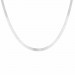 Women Stainless Steel Snake Chain Necklace Clavicle Blade Statement Choker Party