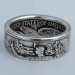 Fashion Silver Plated Rings for Men Jewelry Party Rings Free Shipping Size 7-13