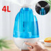 4L Double Nozzle Ultrasonic Humidifier With LED Aromatherapy Diffuser Air Mist