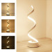 LED Table Lamp Spiral Desk Lamp Warm White Modern Reading Light Bedside Room