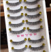 20 Pairs Natural Long Cross False Eyelashes Makeup Fake Thick Black Eye Lashes
